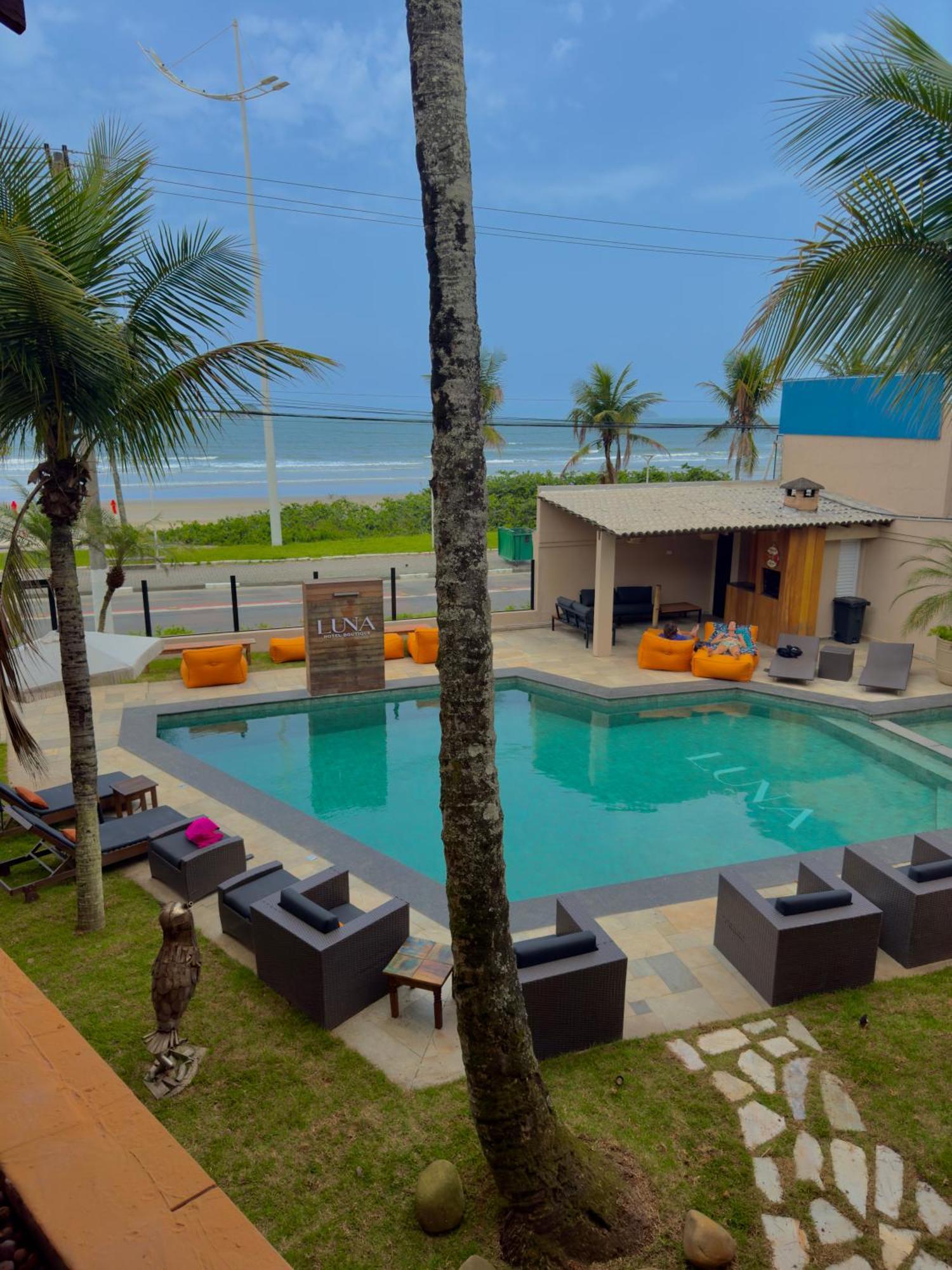 Luna Hotel Boutique - Frente A Praia Гуаружа Экстерьер фото